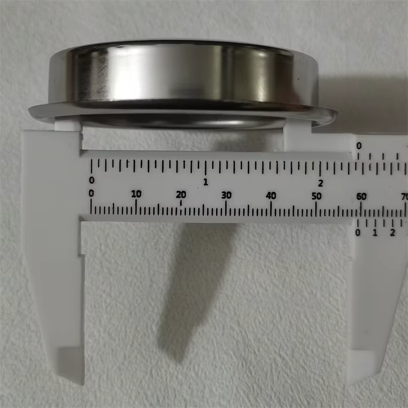 Bol de nettoyage pour filtre à café en acier inoxydable 51mm 54mm 58mm, tasse de rinçage non poreuse