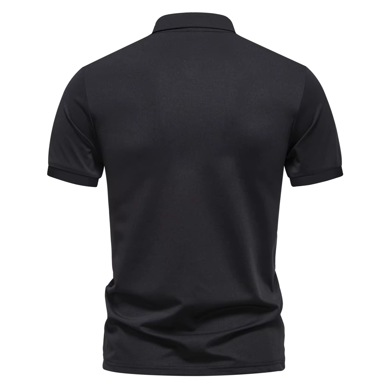 POLO à manches courtes à séchage rapide, pour Sports de plein air et Fitness, haut à revers en maill