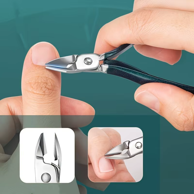 Kit professionnel de soins des ongles de 7 à 18 pièces, ensemble de manucure et pédicure en acier in