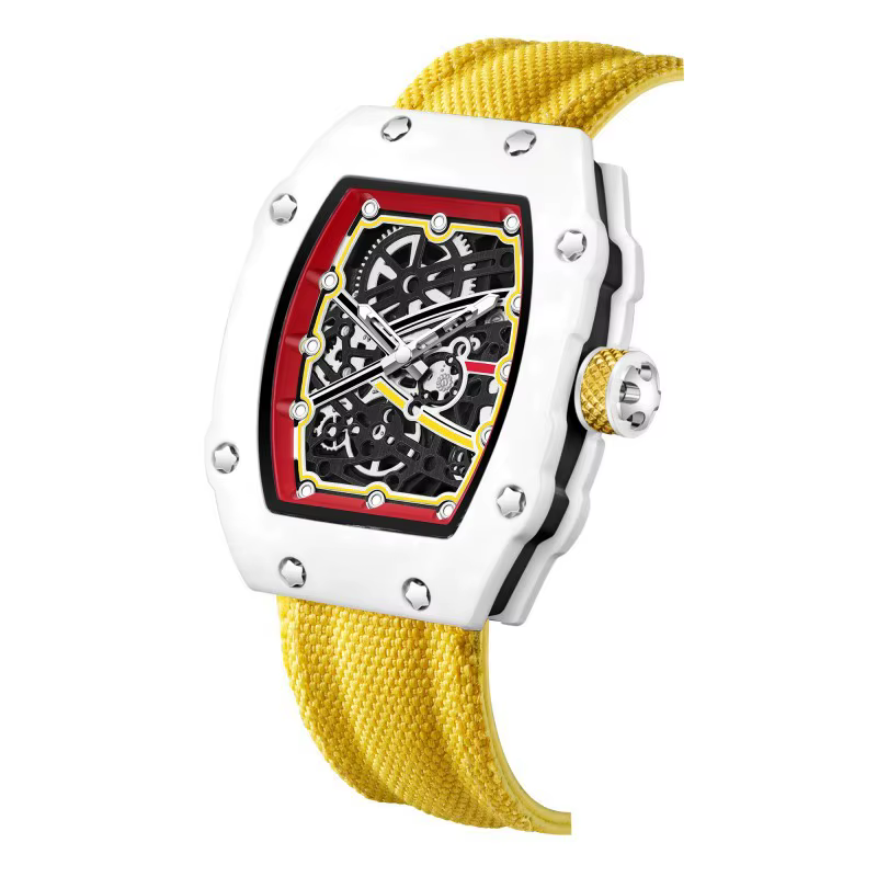 Nouvelle montre à quartz pour homme, ultra-fine, de forme cylindrique, best-seller, tendance, montre