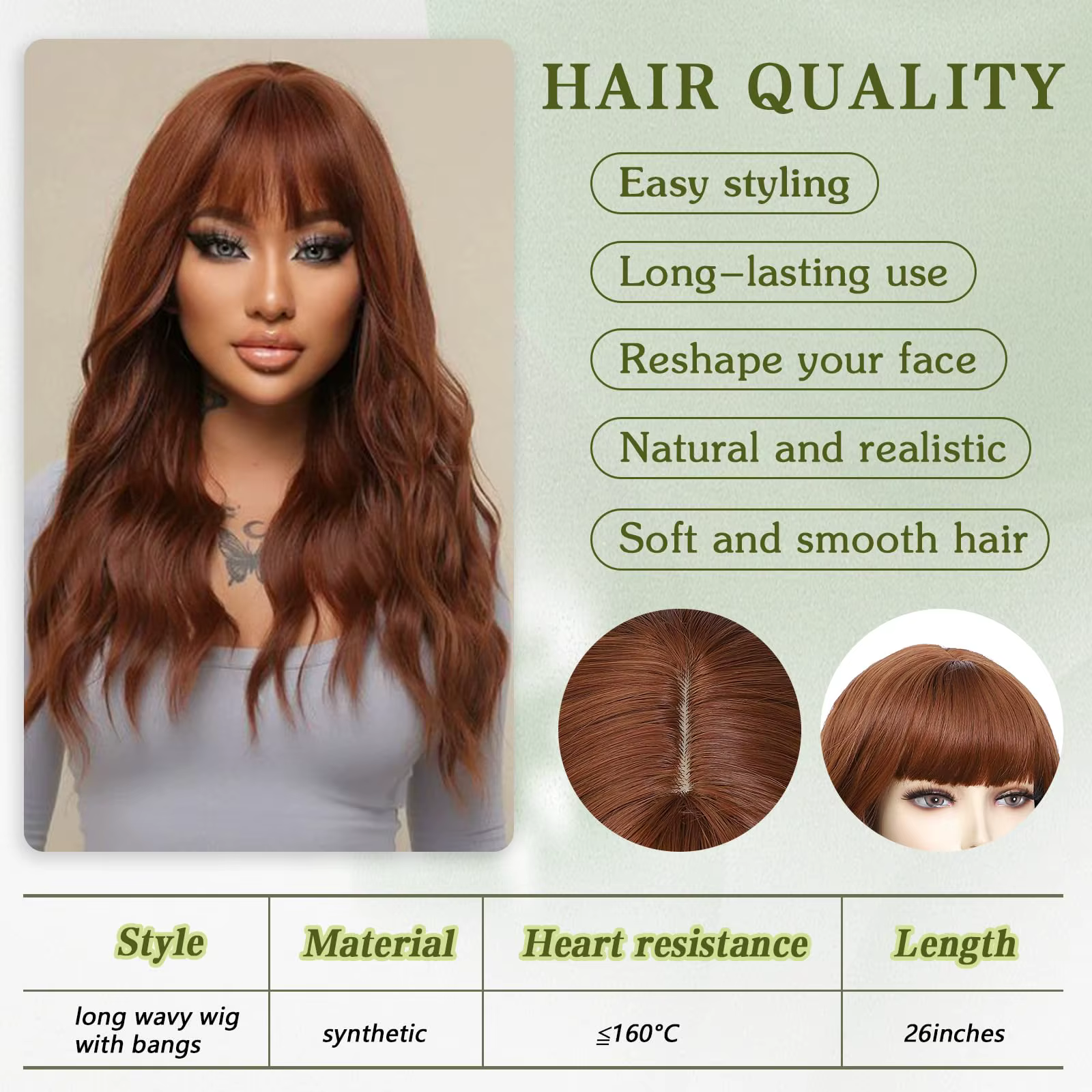 Grande perruque synthétique ondulée marron clair pour cosplay d'Halloween, cheveux festifs quotidien