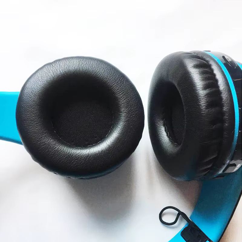 Coussinets d'oreille en mousse de cuir éponge pour casque, housses de coussin, 40mm, 50mm, 55mm, 60m