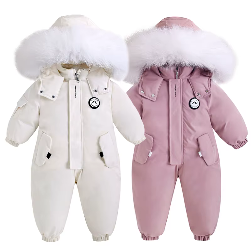 Combinaison de Ski d'hiver en velours pour bébé, combinaison pour garçon, vêtements chauds pour enfa