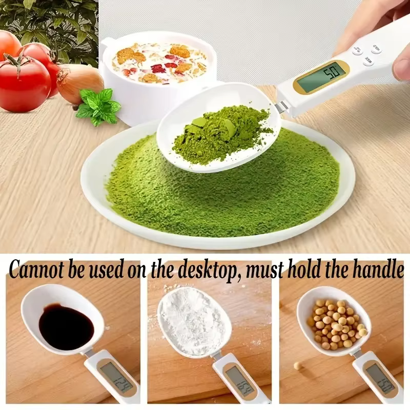 Balance de cuisine numérique électronique LCD, mini cuillère, balance alimentaire, cuisson, farine, 
