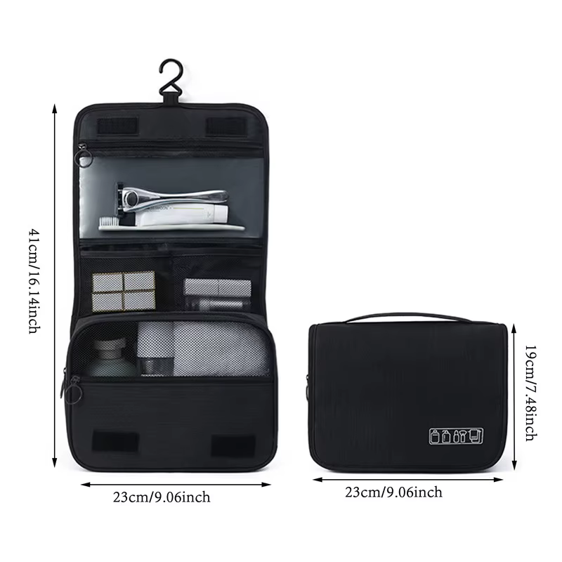 Grande Trousse de Toilette Cosmétique pour Homme et Femme, Accessoire de miles, Maquillage, Étuis de
