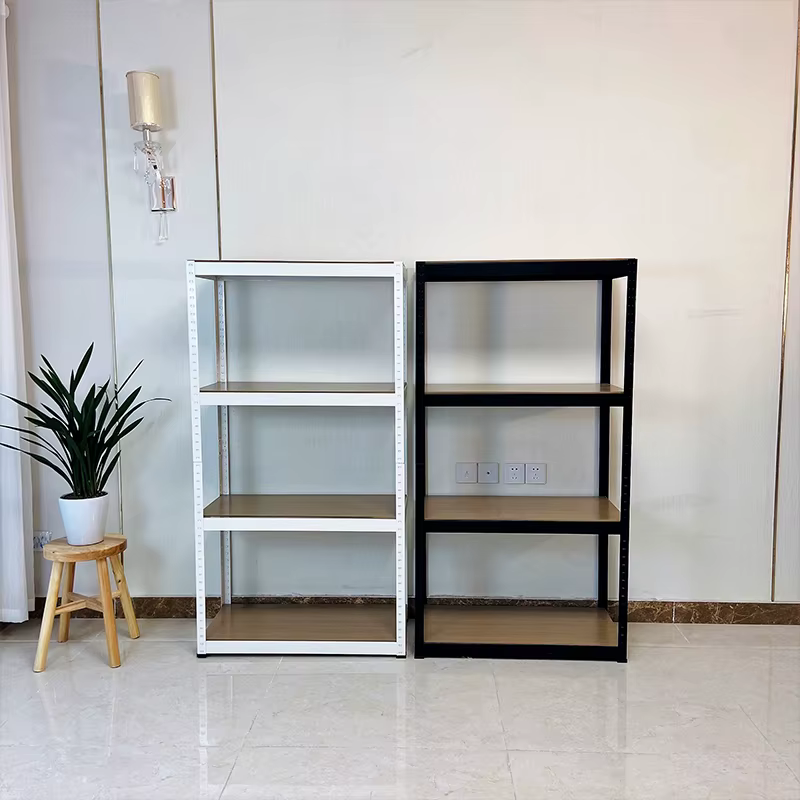 Étagère de rangement T1 à étagères en acier, utilitaire de garage, étagères réglables à 4 étagères, 