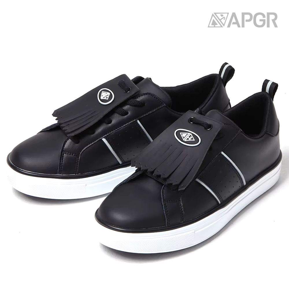 [Apgr] Chaussures de golf Tesl en cuir véritable pour femmes, pour l'entraînement sur le terrain, sa