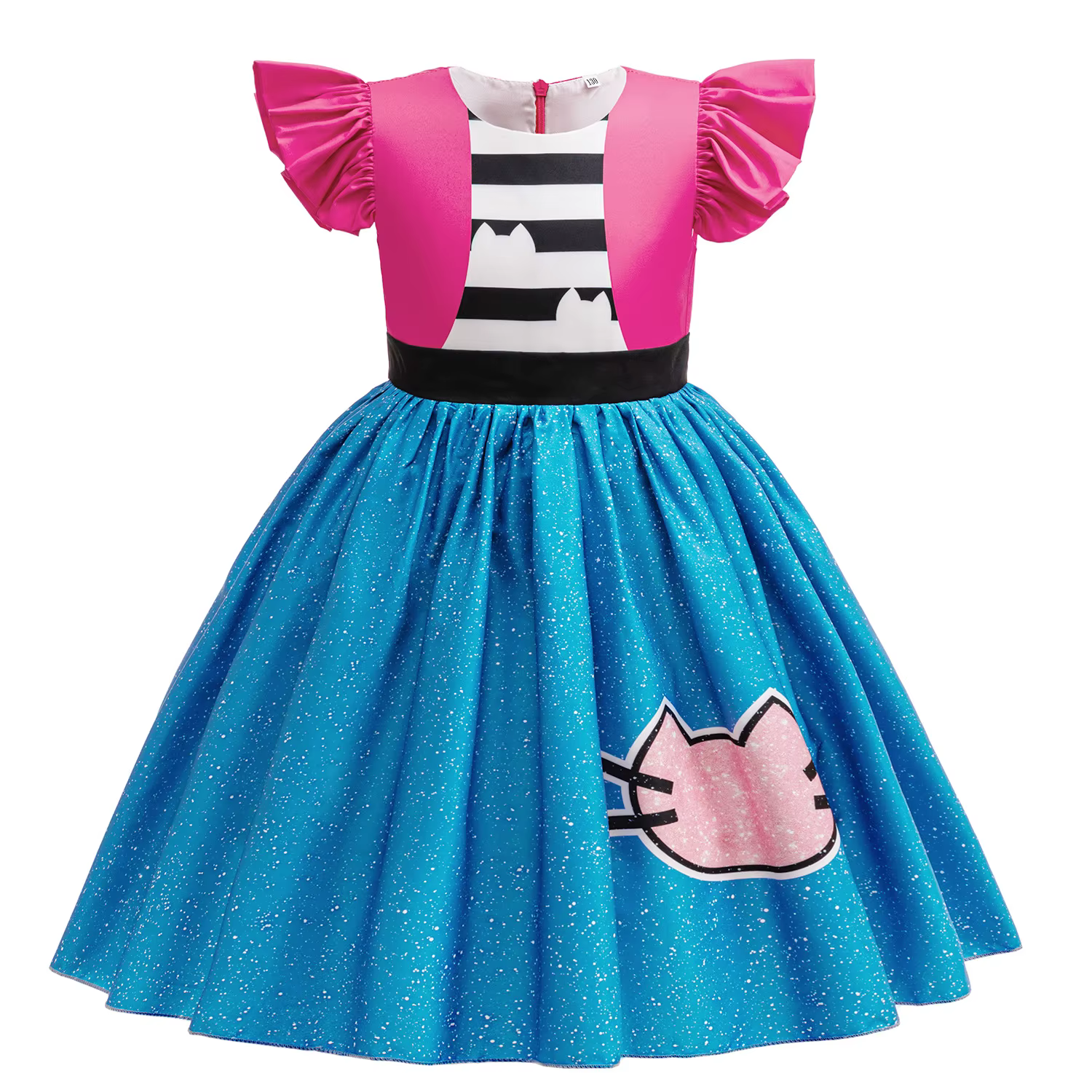 Gabby's Dollhouse Vêtements Filles Gabby Cat Robe Filles Robes décontractées mignonnes et bandeau En