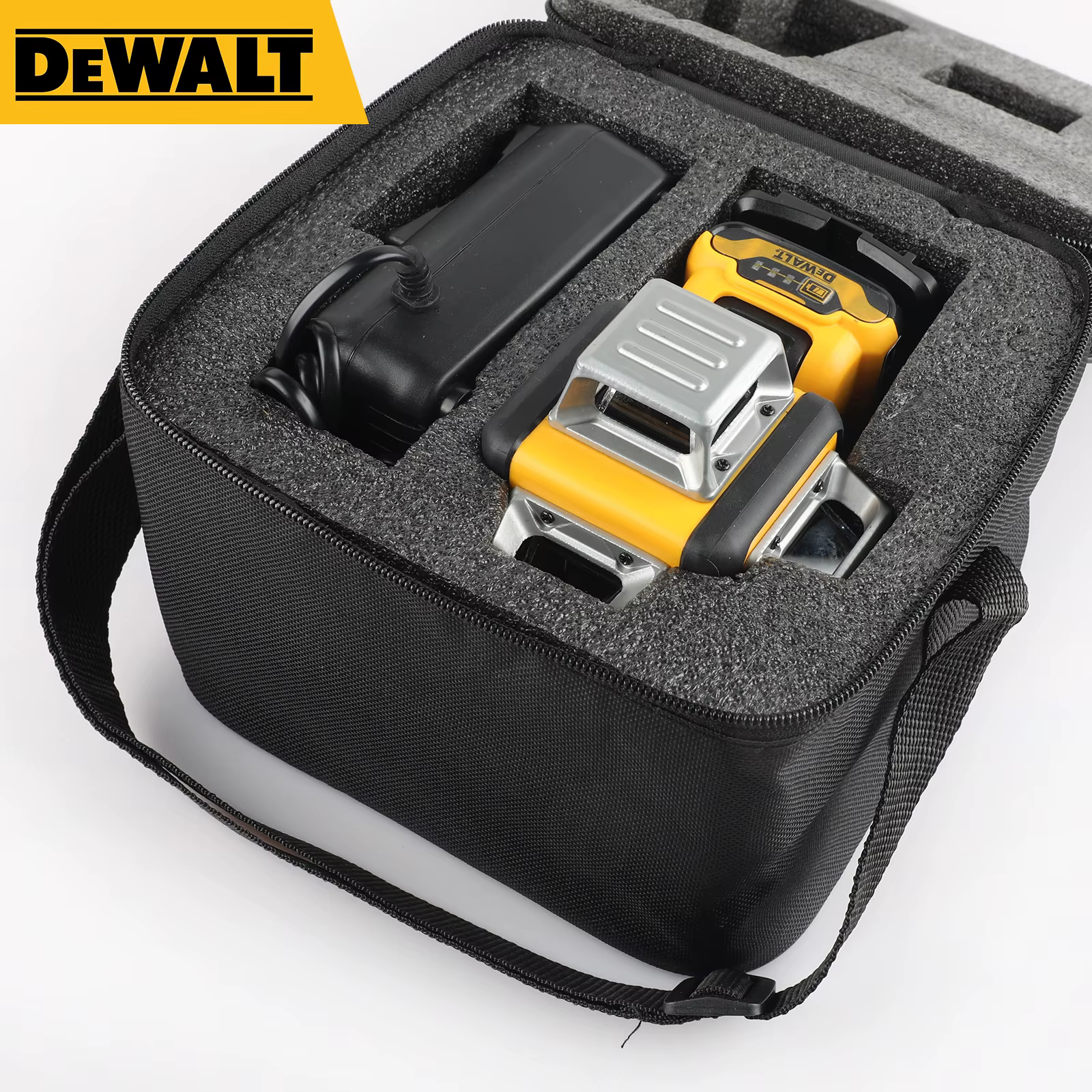 Dewalt DW089LG Niveau laser à faisceau vert 12 lignes - 360 °   Couverture sur 3 côtés, Li-Ion 12 V,