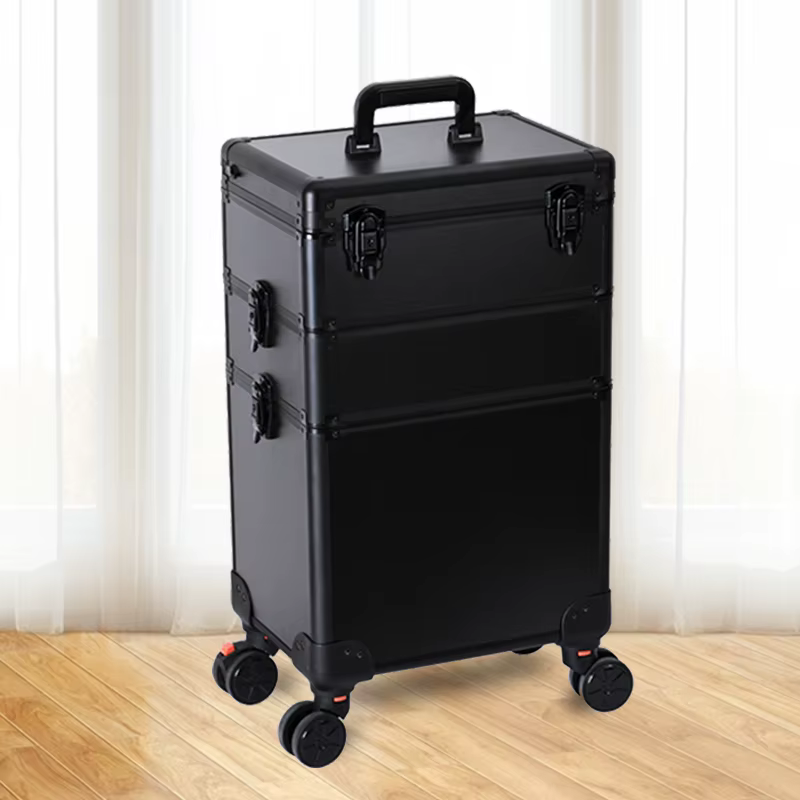 Organisateur de maquillage avec lumières LED mrirror-grand chariot à cosmétiques, trousse de salon e