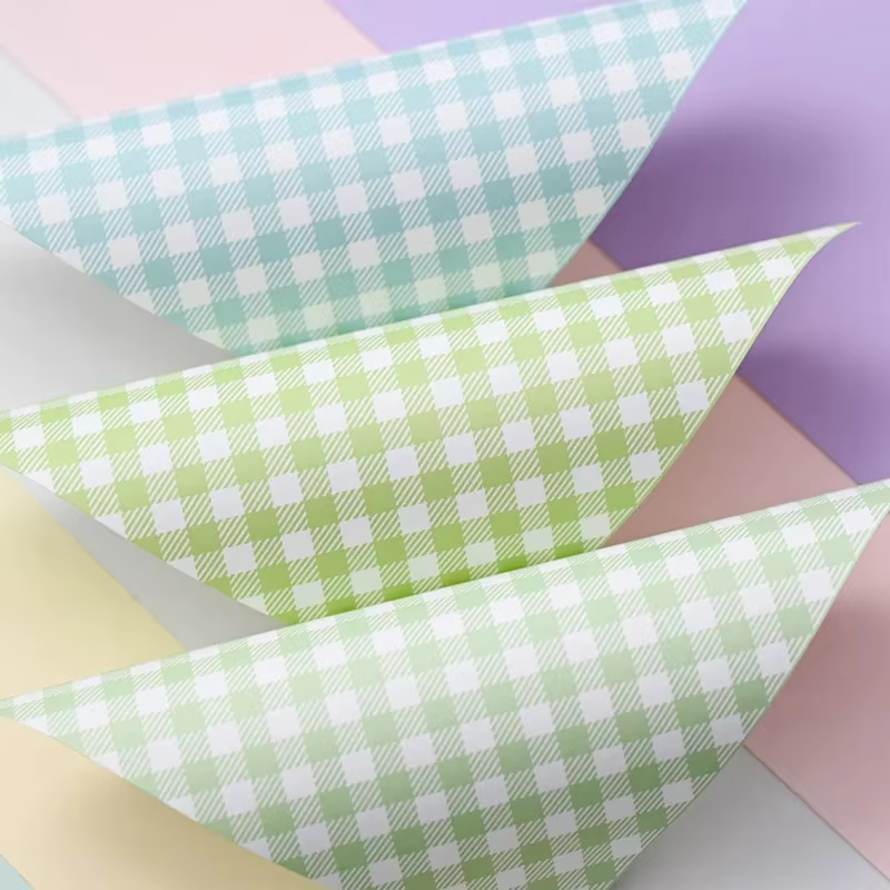 Lot de 12 feuilles de papier artisanal à motif de grille de points 6"X 6" pour fonds d'art, fabricat