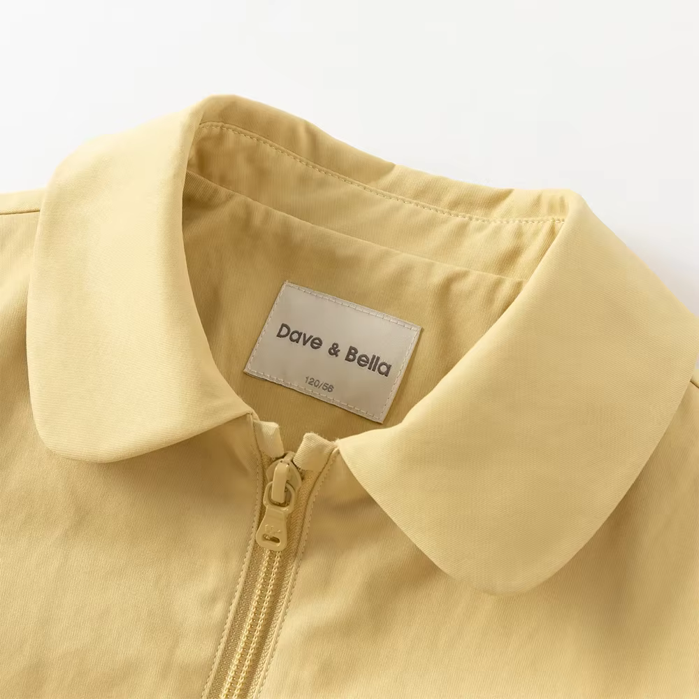 Dave Bella Gilrs printemps automne veste manteau pour enfants décontracté vêtements d'extérieur enfa