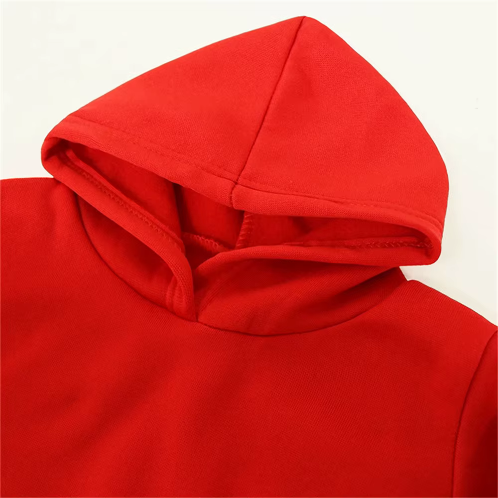 Sweat-shirt à capuche blanc et rose pour filles et enfants, ensemble sweat-shirt et pantalon pour to