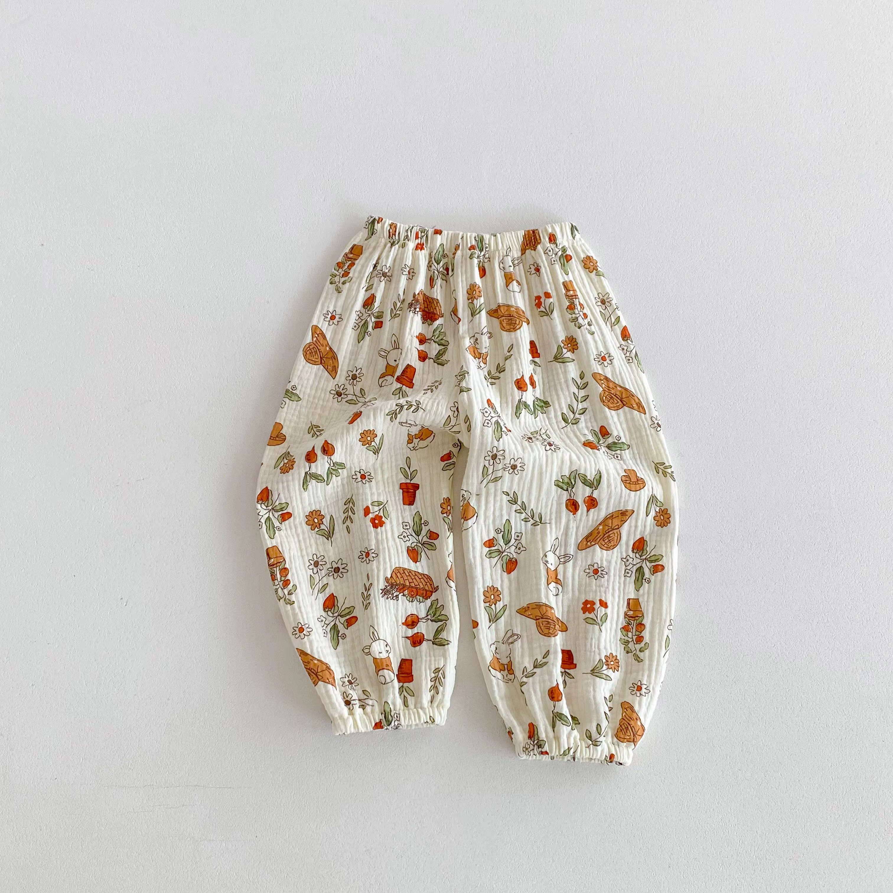 Vêtements d'été pour bébés garçons et filles, pantalons anti-moustiques pour enfants, amples et déco