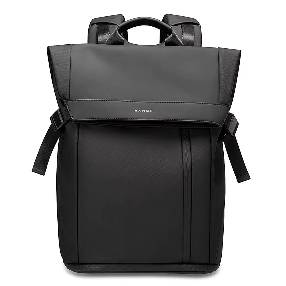 Mochila Bange-Sac de voyage étanche à compartiments multiples pour homme, ordinateur portable, noir,