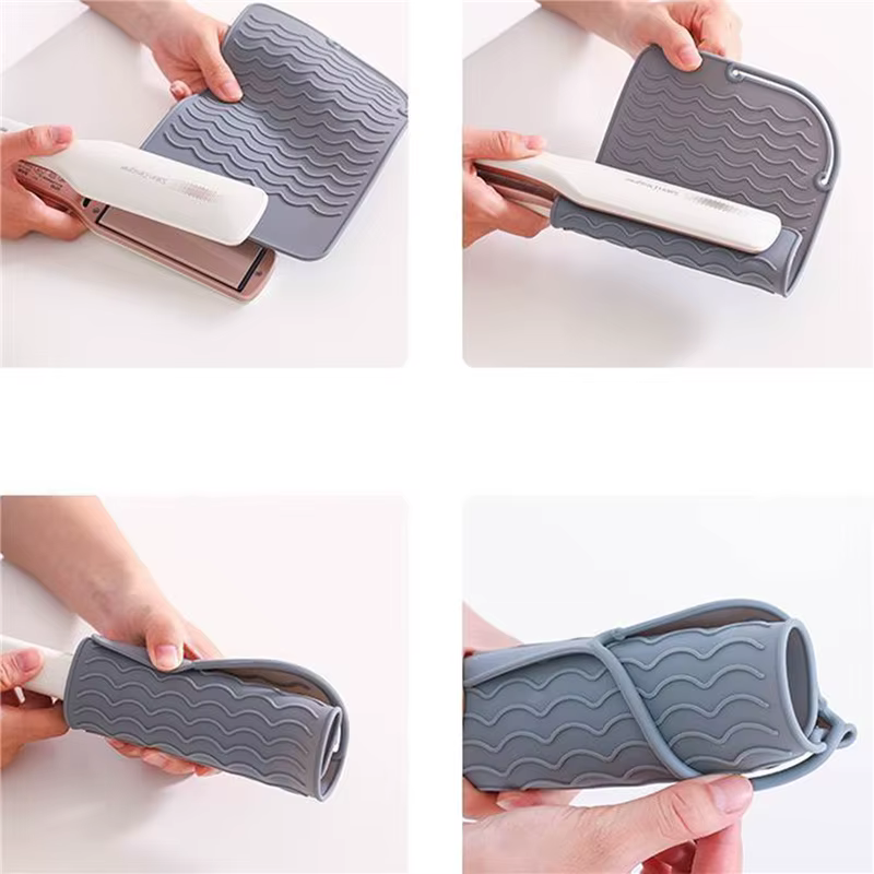 Polymères isolants multifonctions pour fer à lisser et bigoudi, coussin de degré de chaleur en silic
