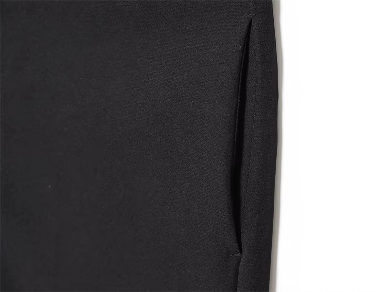 Short court noir pour femme, Simple, décontracté et à la mode, capacité de banlieue, personnalité po