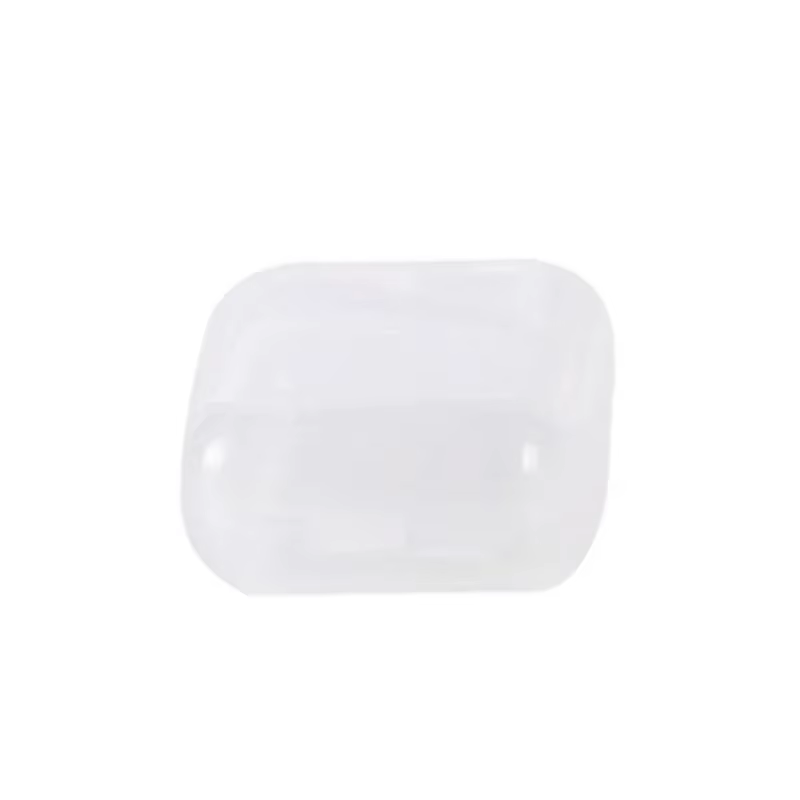 Boîte à Bijoux Carrée Transparente en Plastique, Fente Individuelle pour Bagues, Colliers, Boucles d