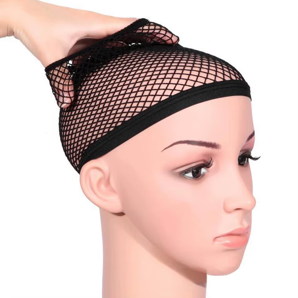 Filets à cheveux élastiques extensibles de haute qualité, tissage en maille à la mode, casquette pou