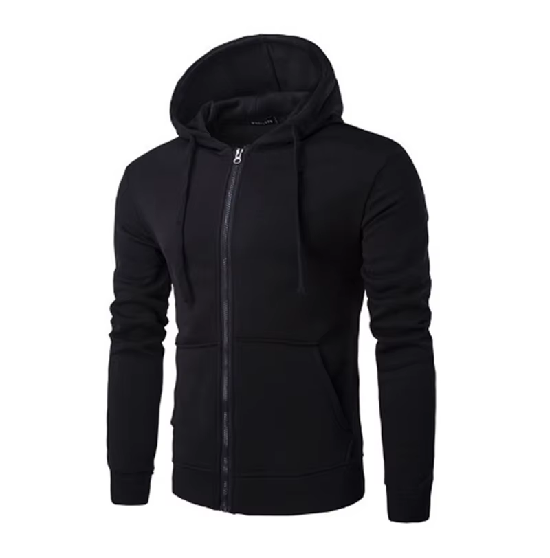 Printemps automne hommes sweats à capuche à manches longues cardigan à fermeture éclair homme/femme 