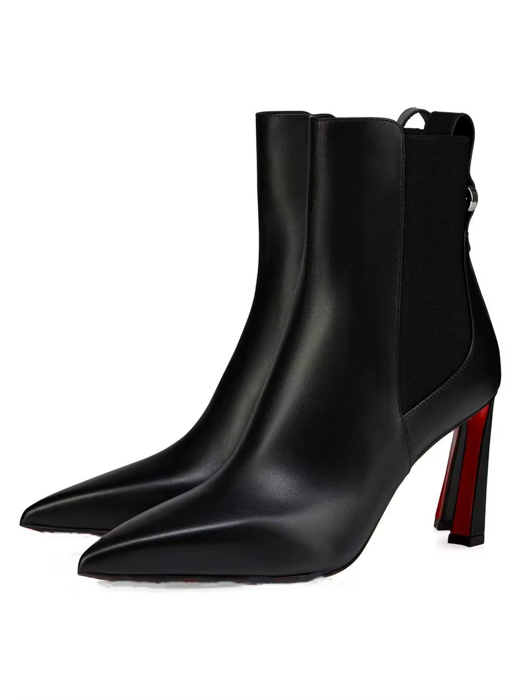 Bout pointu brodé mi-mollet maille Rivets femmes bottes talons aiguilles sans lacet conception grand