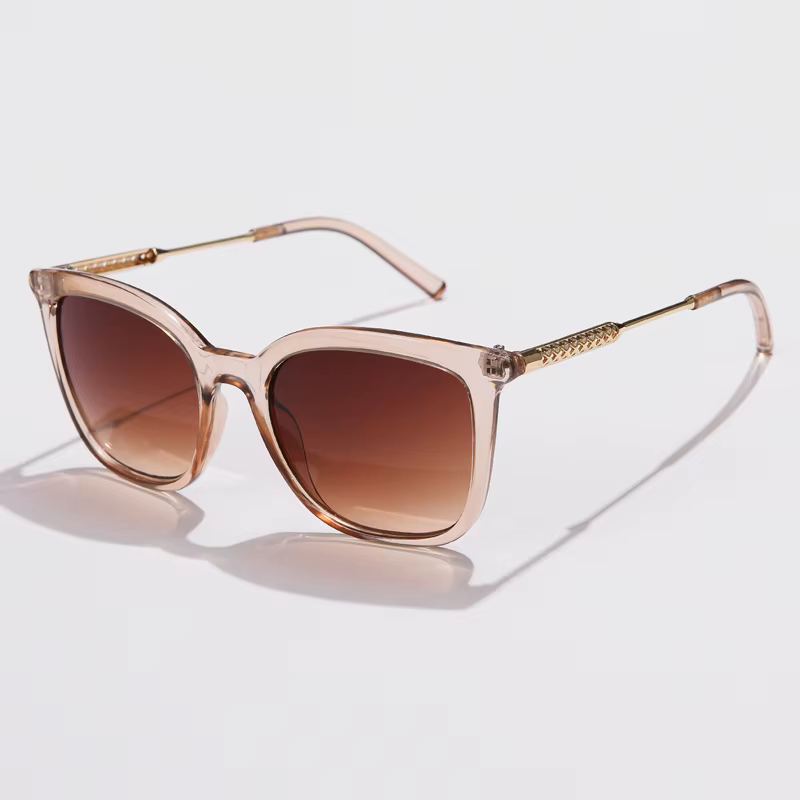 Lunettes de soleil carrées classiques femmes hommes Vintage marque lunettes de soleil cadre en allia