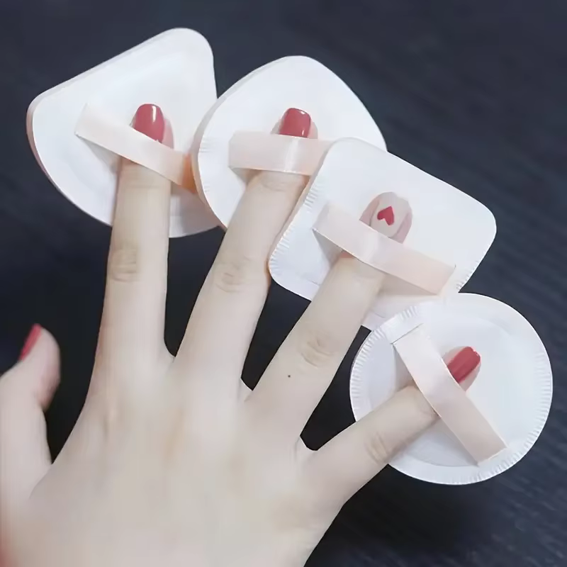 Bouffées de fond de teint en forme de goutte pour femme, éponge de maquillage portable, mélangeur de
