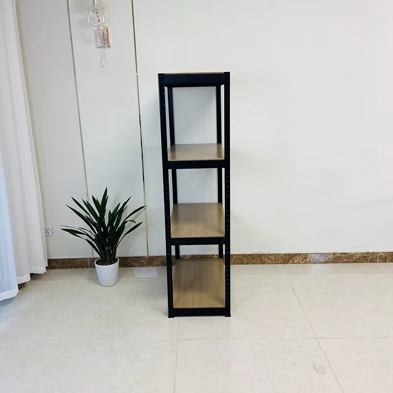 Étagère de rangement T1 à étagères en acier, utilitaire de garage, étagères réglables à 4 étagères, 