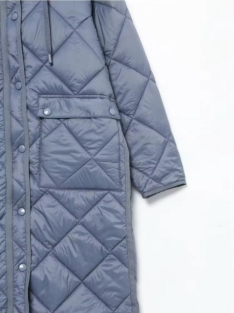 YENKYE – manteau chaud surdimensionné à capuche pour femme, parka à manches longues, avec poches et