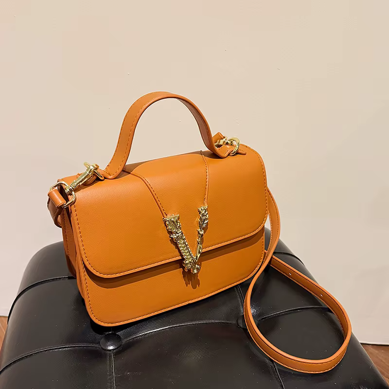 Sac fourre-tout vintage à la mode pour femmes, style parisien classique, cuir haut de gamme, sac à m