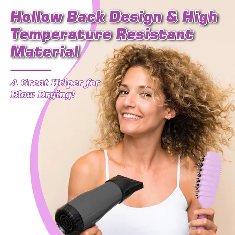 Brosse de définition de boucles, brosse coiffante pour peigner et façonner les boucles des femmes po