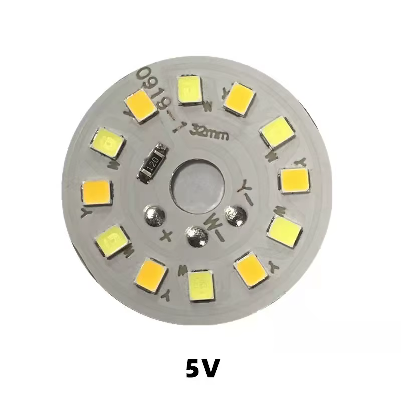 DALLil1-Panneau lumineux LED bicolore, source de lumière, 32mm, 2835 perles de lampe, blanc chaud, 3