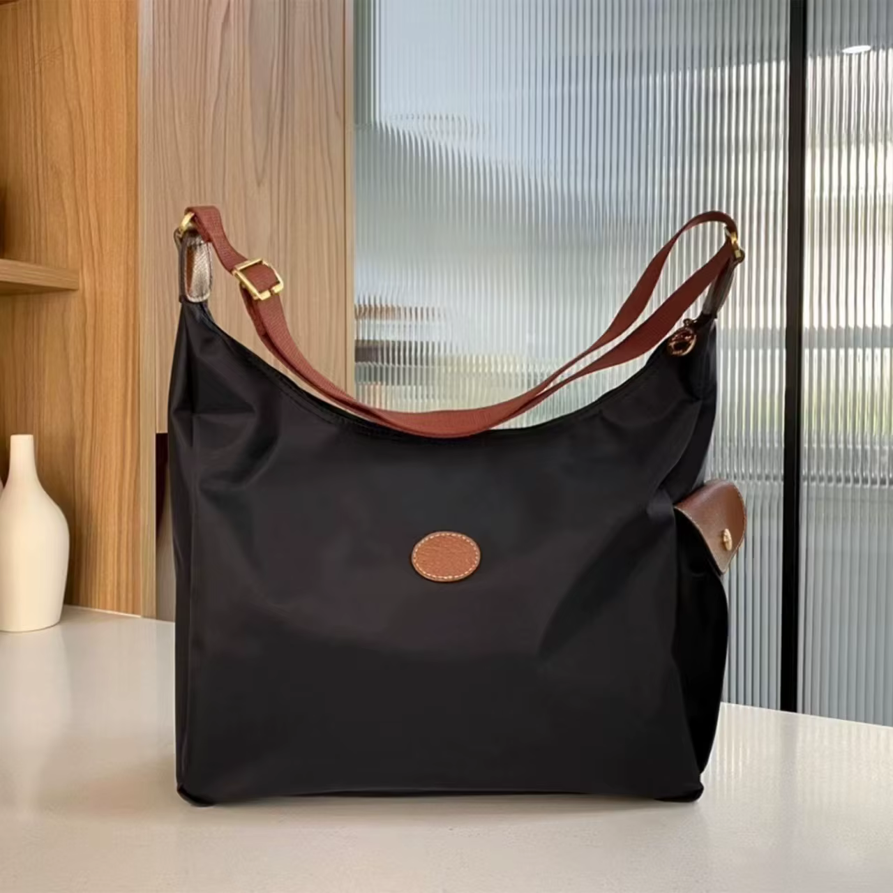 Sac messager HOBO de style français, sac à bandoulière, sac fourre-tout de grande capacité, sac à ba