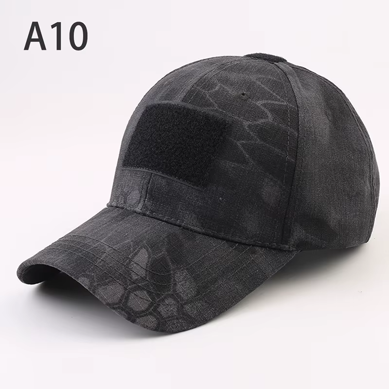 Casquette de baseball camouflage tactique réglable pour homme et femme, idéale pour le paintball, le