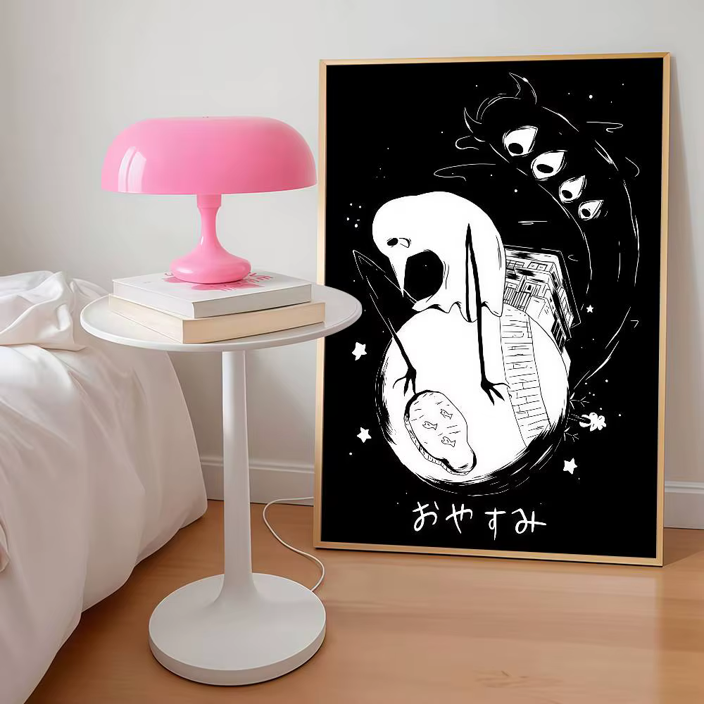 Affiches de dessins animés Goodnight Punpun, décorations de dortoir, peintures murales pour chambre 