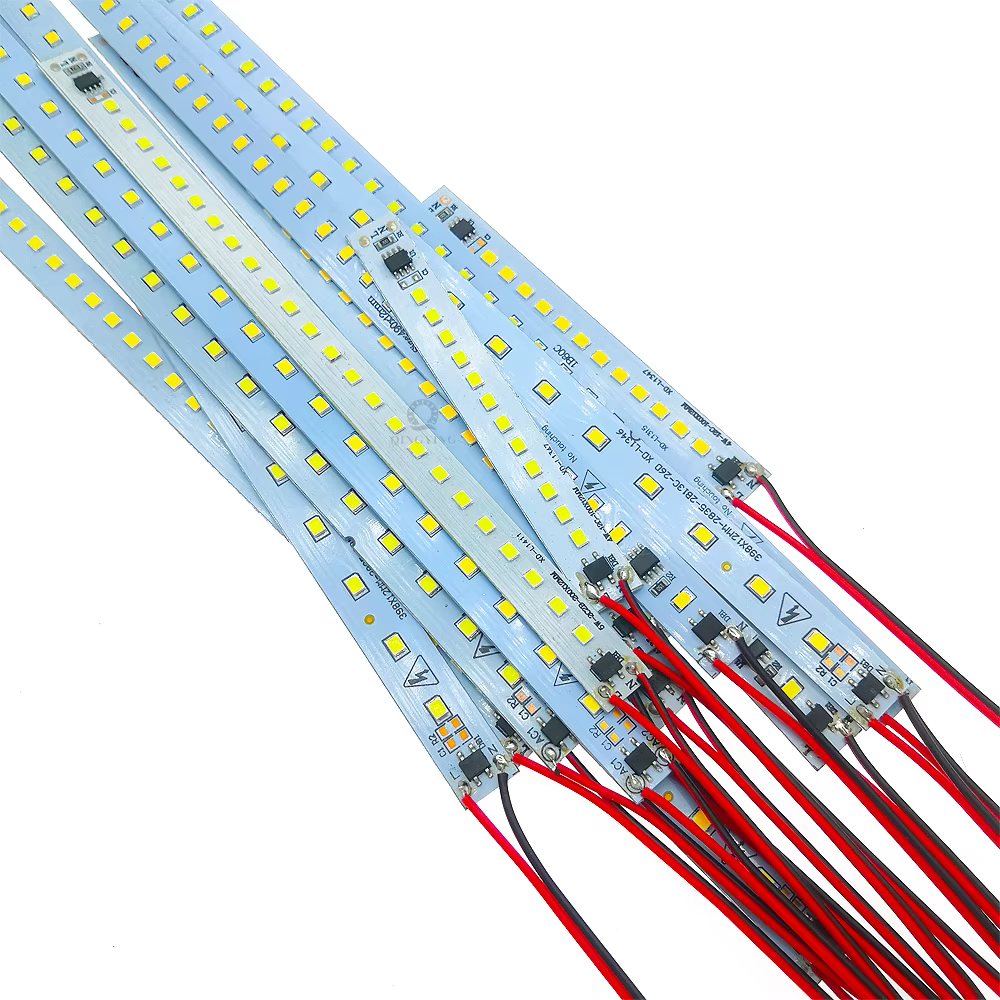 Bande lumineuse LED PCB, AC220V, 10cm, 20cm, 30cm, 40cm, 50cm, 4W-8W, Blanc chaud, Naturel, Froid, S