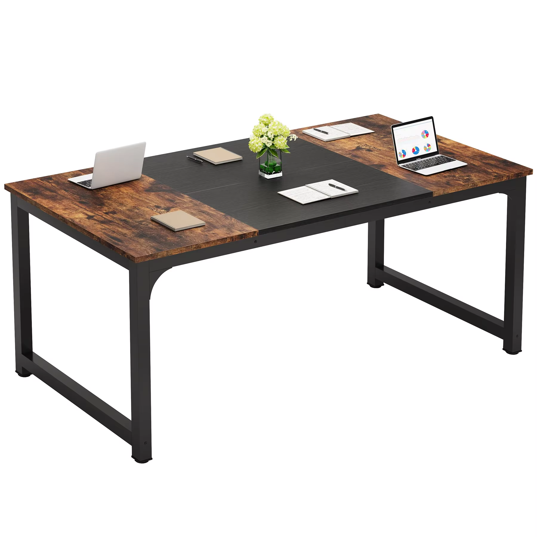 Tribesigns bureau d'ordinateur moderne grand bureau Table d'ordinateur bureau d'étude poste de trava