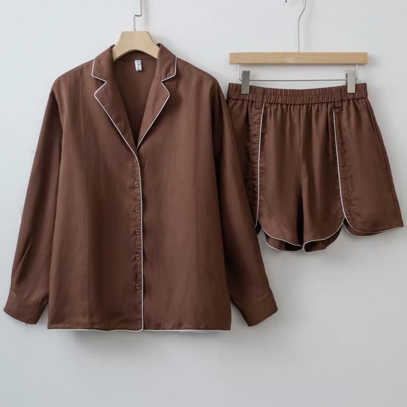 Ensembles de chemises courtes pour femmes