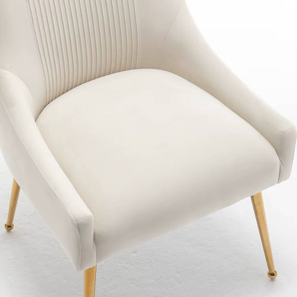SEYNAR-Ensemble de 4 chaises de salle à manger modernes en velours, chaise d'appoint d'appoint latér