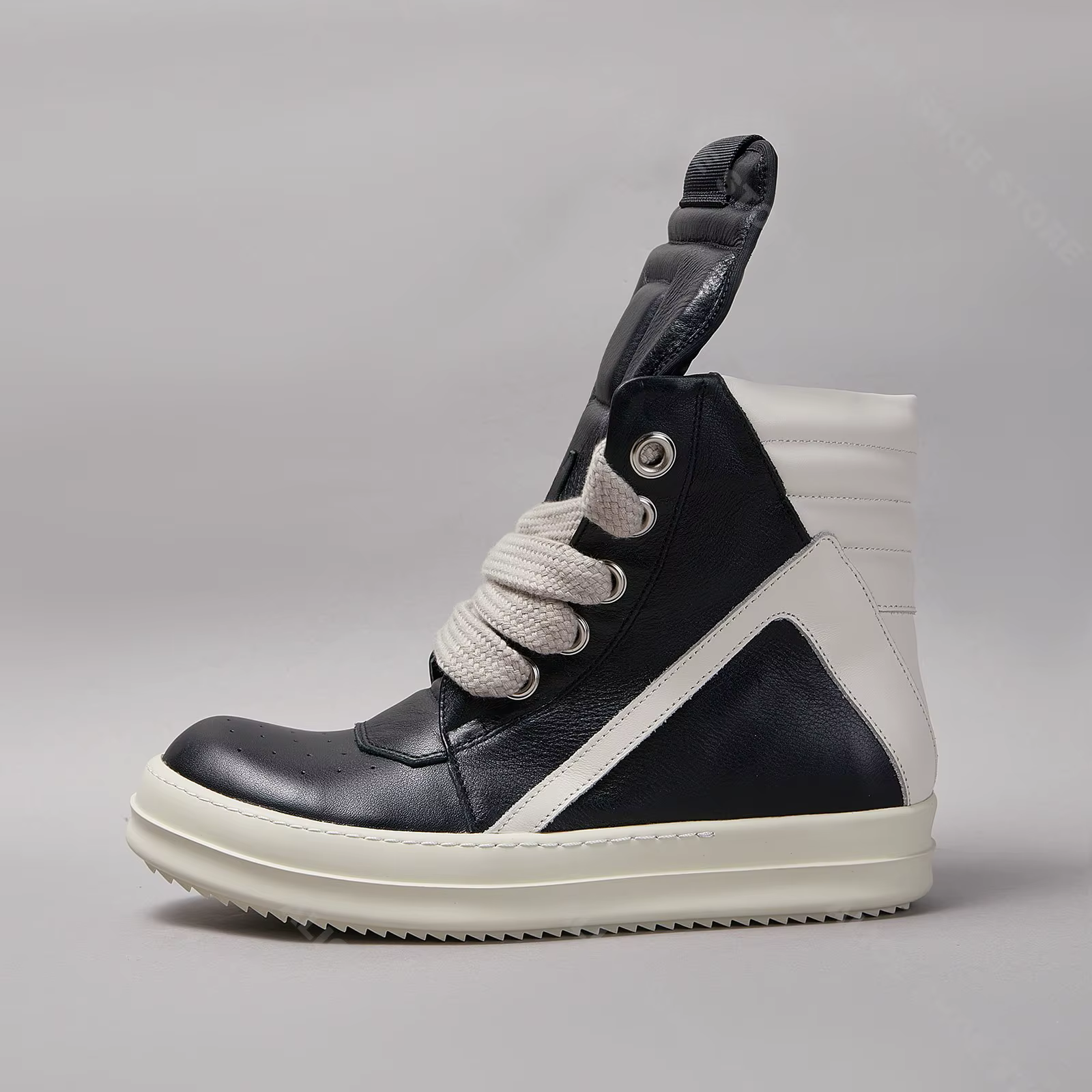 Marque classique décontracté hommes chaussure haut femmes Sneaker Jumbo lacets bottine Geobasket Pun
