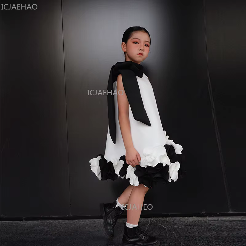 Robe de soirée pour bébé fille, tenue de cérémonie pour enfants, costume de princesse pour le premie