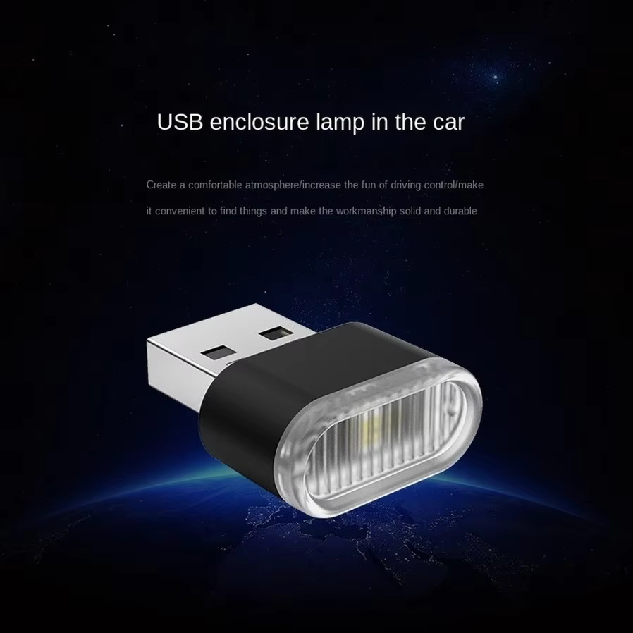 USB voiture Mini LED lumières d'ambiance intérieur de voiture néon lampe décorative éclairage de sec