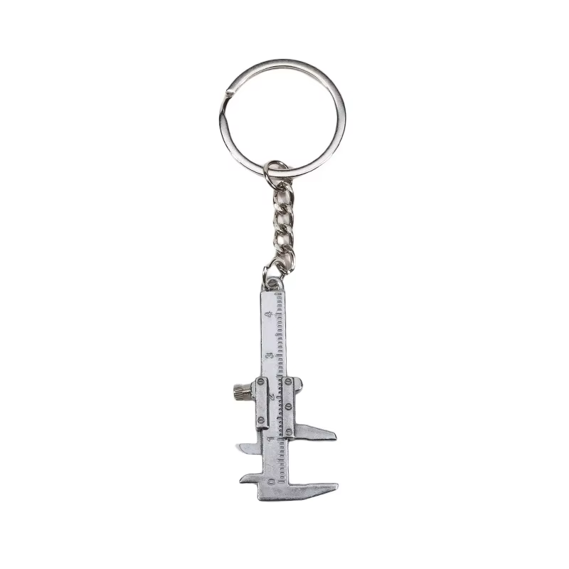 Porte-clés pied à coulisse créatif pour hommes et femmes, accessoires de bijoux, cadeau de noël, Gad