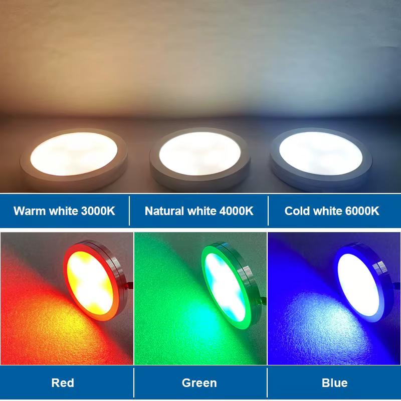 Projecteur LED USB 5V, Mini lampe d'armoire Ultra-mince avec interrupteur 3w 5w 7w, affichage de bij