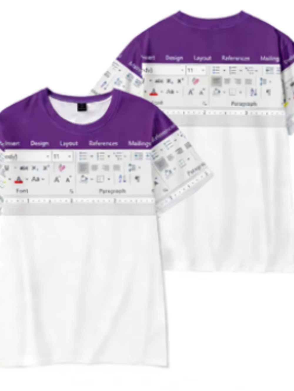 T-Shirt Excel décontracté pour hommes, impression 3D, logiciel de conception, hauts imprimés, Y2k Ho
