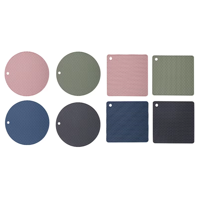 Tapis en Silicone multifonction résistant à la chaleur, 2/4 pièces, sous-verres pour tasses de boiss