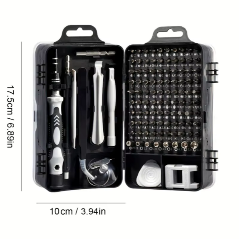 Ensemble de tournevis de précision 115 pièces, cadeaux d'outils pour hommes, mini kit d'outils de ré