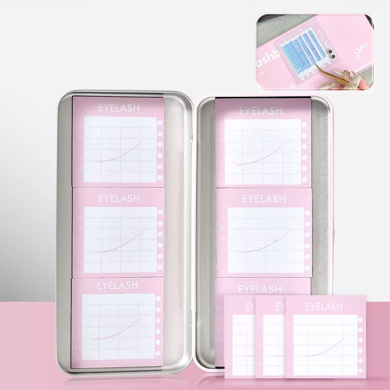 Boîte de rangement magnétique pour femmes, outil de rangement pour extensions de faux cils, bandes m