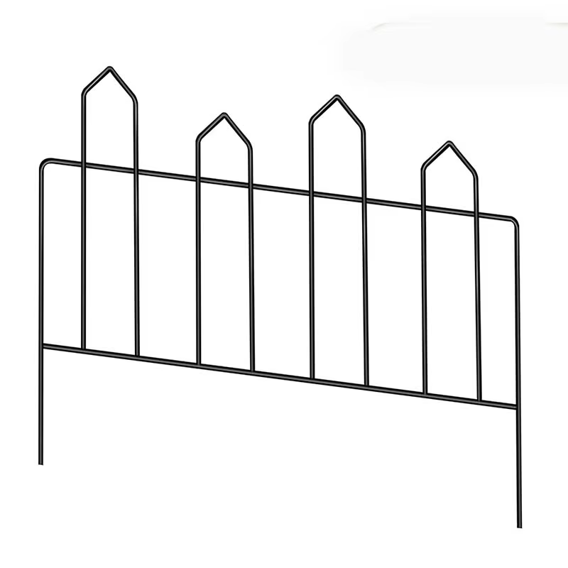 Clôture Décorative de Jardin en Fil D.lique, Bordure Extérieure de 13 Pouces (H) x 10 Pieds (L), Pet