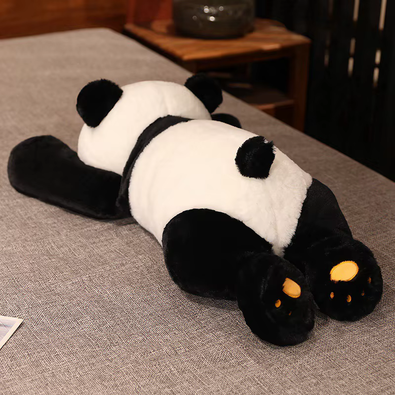 Jouets en peluche Panda géant 60cm-120cm, oreiller de sommeil doux, ours Animal de dessin animé, pou